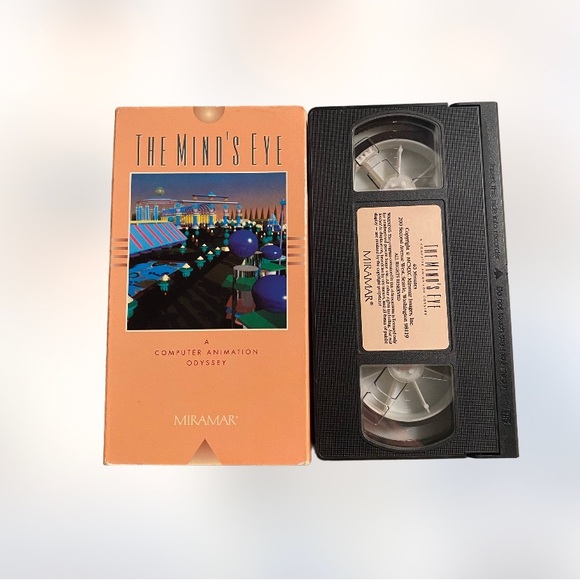 RARE vintage miramax the minds eye a computer animation odyssey vhs - Picture 1 of 3